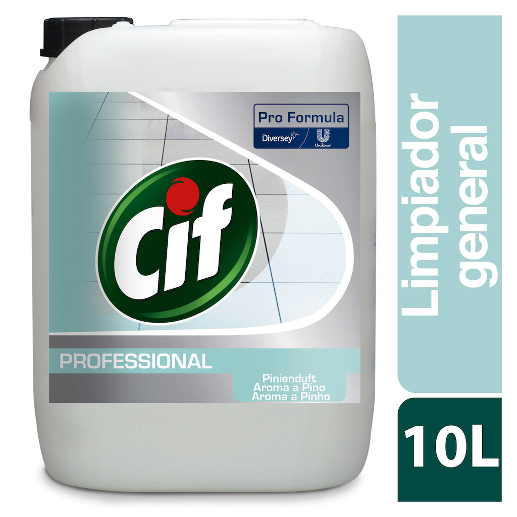Cif Pro Formula Amoniacal 10L - Limpiador general con amoniaco para suelos